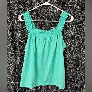 Lauren Conrad ruffle strap flowy tank top